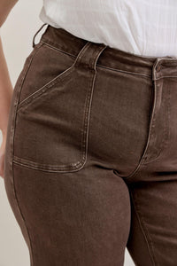 Brown Retro Wide  881008