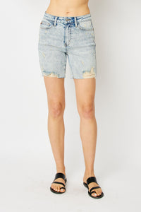 $10 SALE Mineral Wash Boyfriend Shorts (M, 3XL)