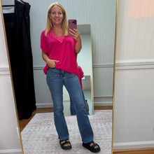 Load image into Gallery viewer, Fringe V-neck - Pink