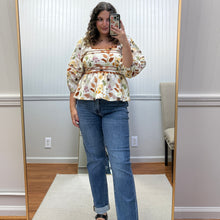 Load image into Gallery viewer, Floral Peasant Top