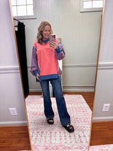 Load image into Gallery viewer, Stripe Contrast Crew