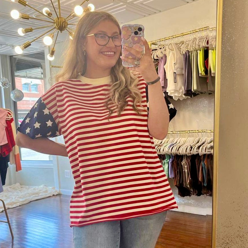 Little Miss USA Boyfriend Tee