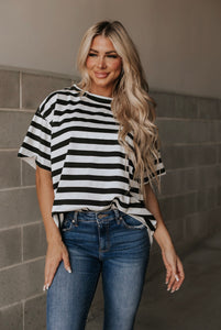 Seeing Stripes Boyfriend Tee