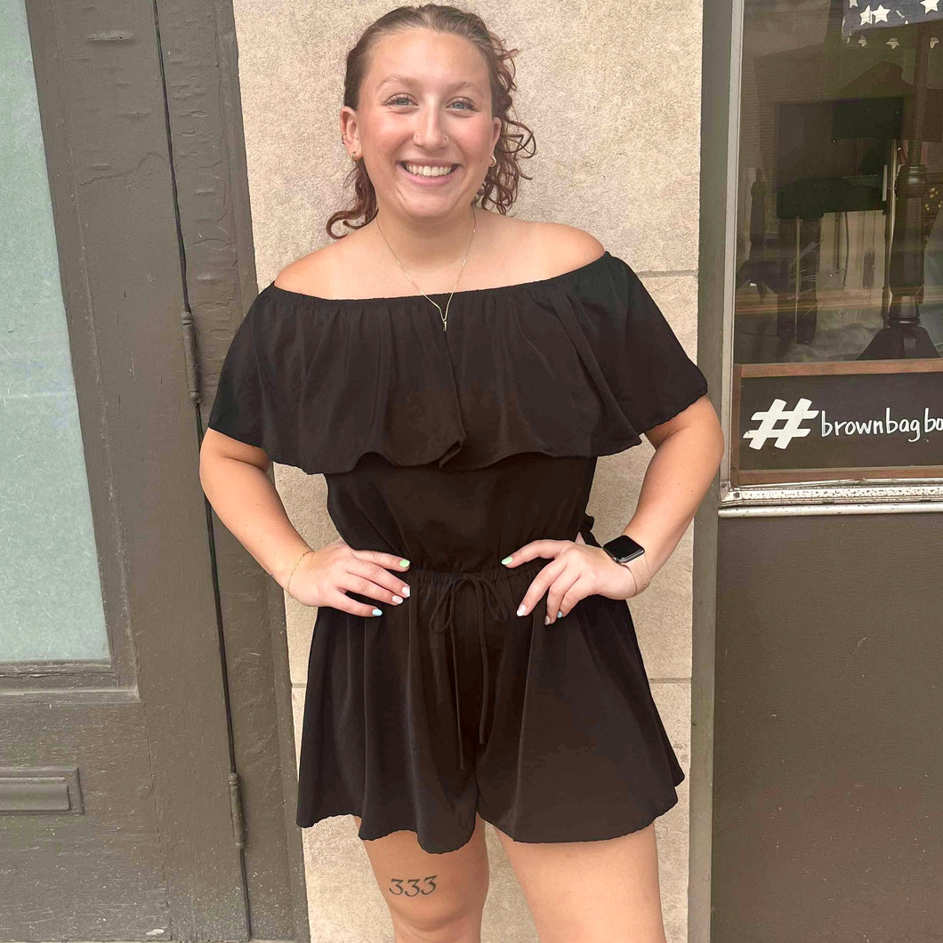 SALE Black Romper (S, 2XL)