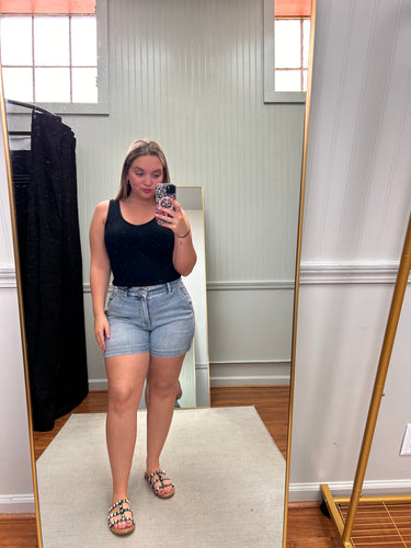 $10 SALE Mid Rise Trouser Shorts 15289 (2XL, 3XL)