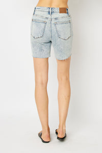 $10 SALE Mineral Wash Boyfriend Shorts (M, 3XL)