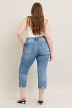 Load image into Gallery viewer, Vintage Wash Mid Rise Crop Kick Flare 88979