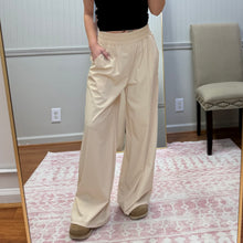 Load image into Gallery viewer, Wide Leg Pants - Sand