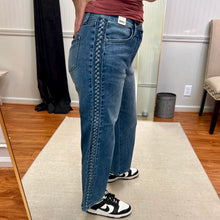 Load image into Gallery viewer, Braided Side Seam Wide Leg Crop