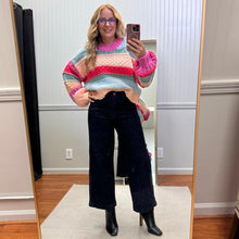 Load image into Gallery viewer, Braided Seam Wideleg Crop 88851