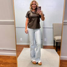 Load image into Gallery viewer, Just Like Leather Top - Driftwood