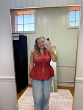 Load image into Gallery viewer, SALE Peplum Zip Top