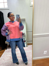 Load image into Gallery viewer, Stripe Contrast Crew