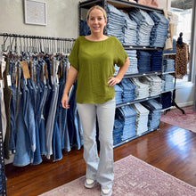 Load image into Gallery viewer, Olive Dressy Tee