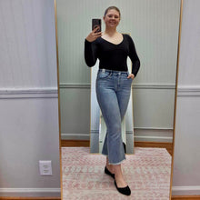 Load image into Gallery viewer, Fray Hem Kick Flare (82721)