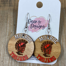 Load image into Gallery viewer, School Spirit Wooden Earrings