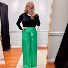 Load image into Gallery viewer, Satin Pants with Sash