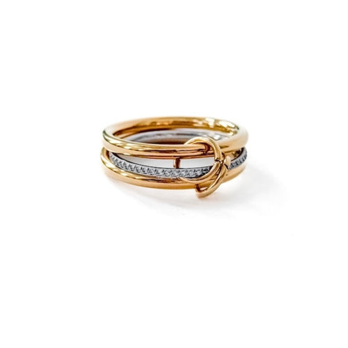Layered in Diamonds Ring