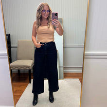 Load image into Gallery viewer, Braided Seam Wideleg Crop 88851