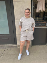 Load image into Gallery viewer, Striped Knit Tee / Sleeveless Option