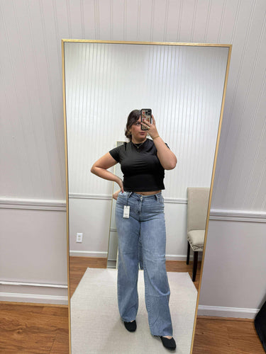 V Front Baggy Jeans 82671