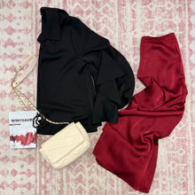 Load image into Gallery viewer, Fired Brick Silk Maxi Skirt