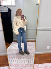 Load image into Gallery viewer, Mock Neck Cable Knit Sweater