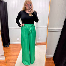 Load image into Gallery viewer, Satin Pants with Sash