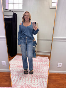 Cold Shoulder Sweater
