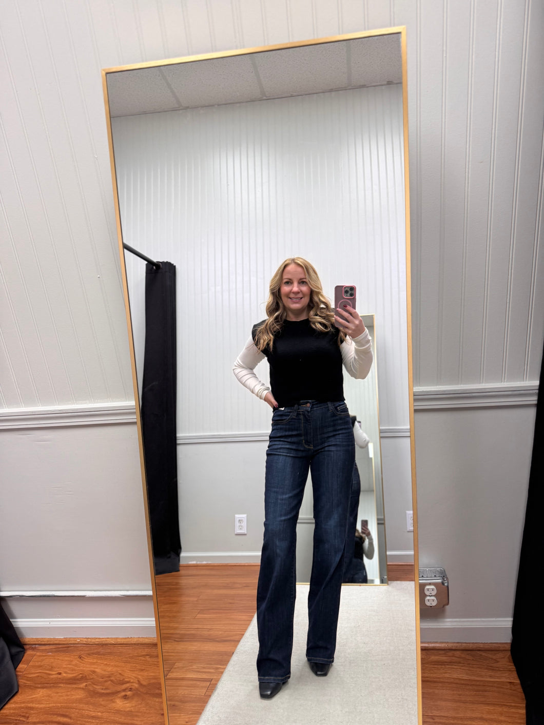 SALE Sweater Vest - Black (S, L)