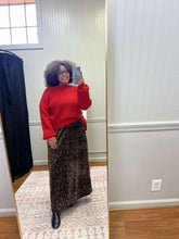 Load image into Gallery viewer, Savanna Spots Maxi Skirt