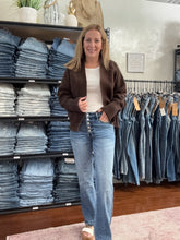 Load image into Gallery viewer, Brown Cuffed Cardigan