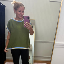 Load image into Gallery viewer, Green Stripe Top