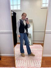 Load image into Gallery viewer, Leopard &amp; Black Vest