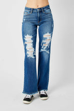 Load image into Gallery viewer, Distressed Dad Jeans