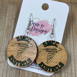 School Spirit Wooden Earrings