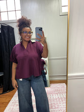 Load image into Gallery viewer, Laurel Blouse - Burgundy