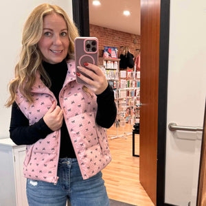 Pretty Pink Bow Vest