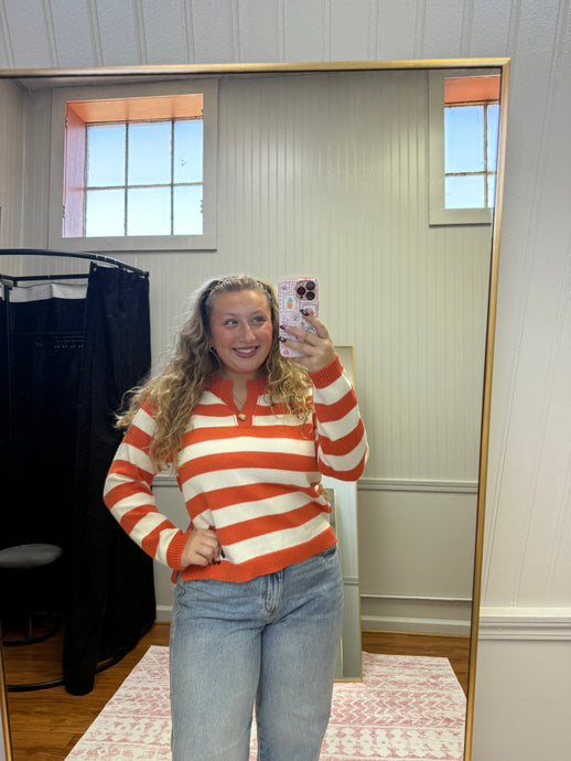Stripe Knit Sweater