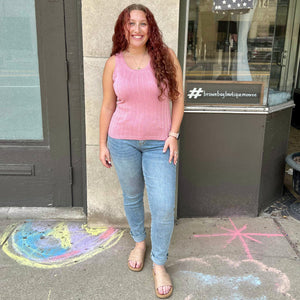 Pink Shimmer Tank