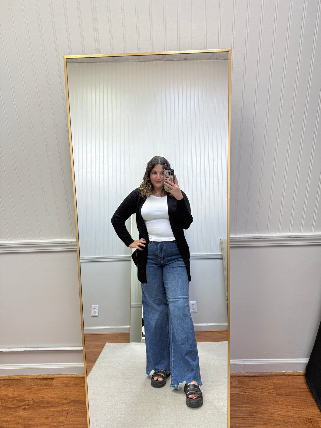 Rib Knit Cardigan