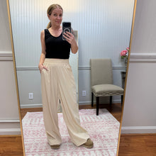 Load image into Gallery viewer, Wide Leg Pants - Sand