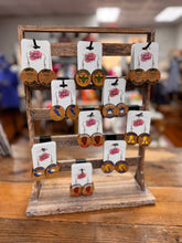 Load image into Gallery viewer, School Spirit Wooden Earrings