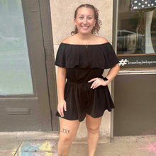 Load image into Gallery viewer, SALE Black Romper