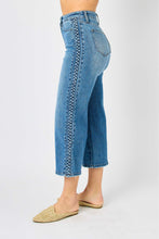 Load image into Gallery viewer, Braided Side Seam Wide Leg Crop