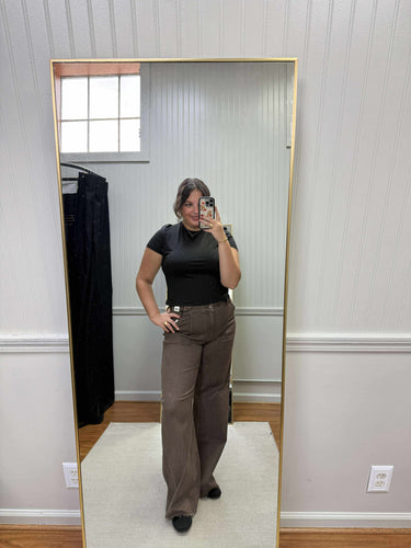 Brown Retro Wide  881008