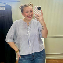 Load image into Gallery viewer, Dolman Button Front Blouse