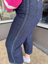 Load image into Gallery viewer, Braided Seam Wideleg Crop 88851