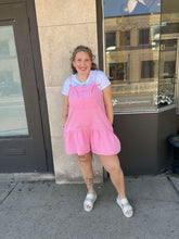 Load image into Gallery viewer, Twill Ruffle Romper
