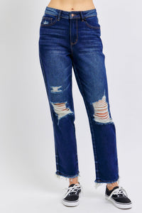 Rigid Distressed Straight